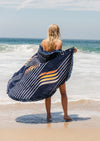 Starboard Round Towel - The Beach People 